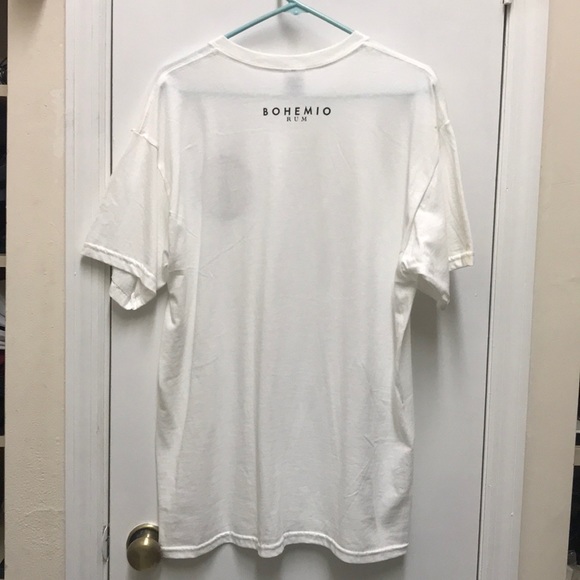 White T-shirt with Bohemio Rum logo - Picture 2 of 2